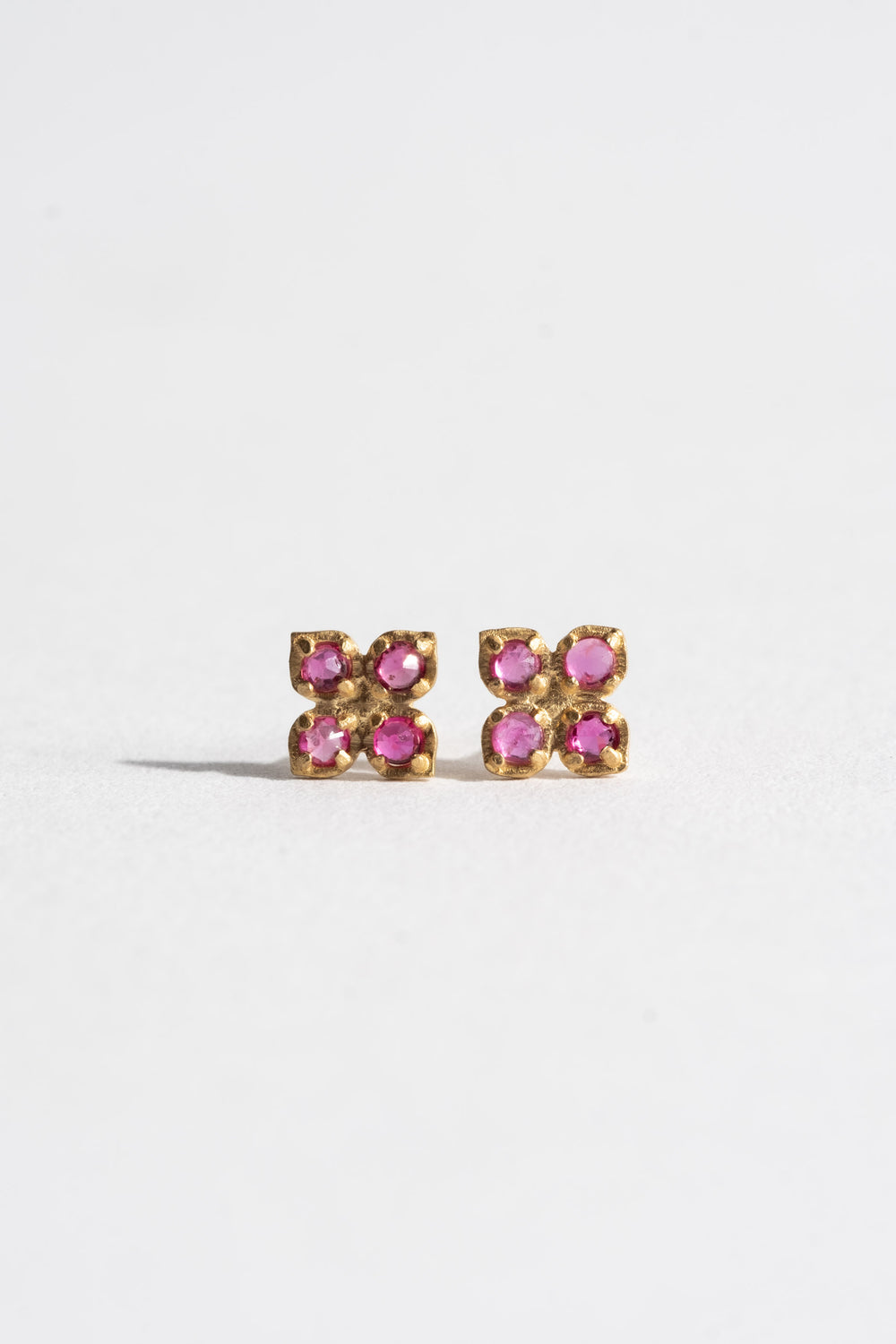 Flower Charm Studs