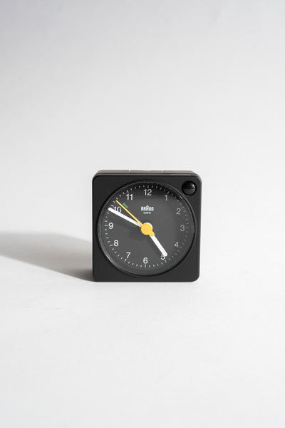 Travel Alarm Clock in Black