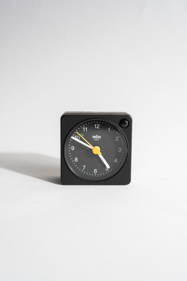 Travel Alarm Clock in Black