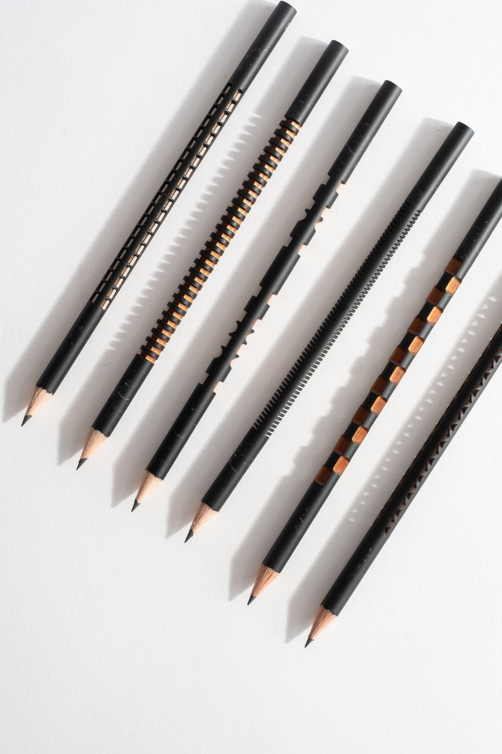 Laser Sculpted Pencil Set