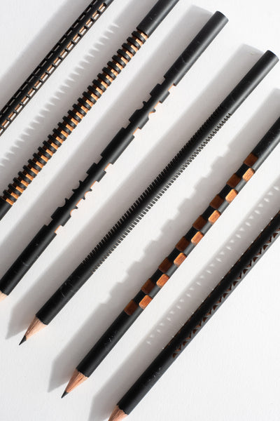 Laser Sculpted Pencil Set