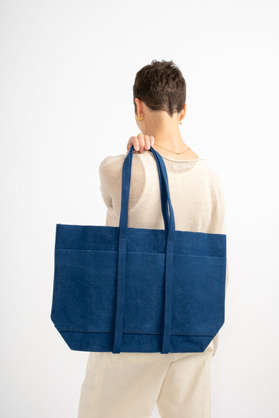 Medium 6-Pocket Tote in Blue