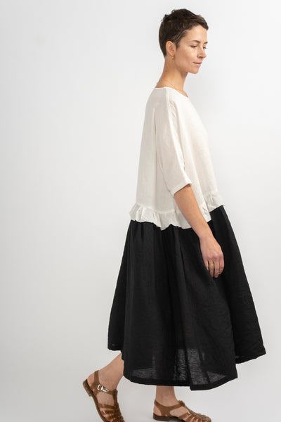 Dress P1933 in Meringue + Black