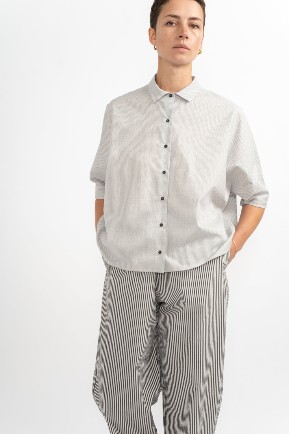 Shirt P2056 in Meringue