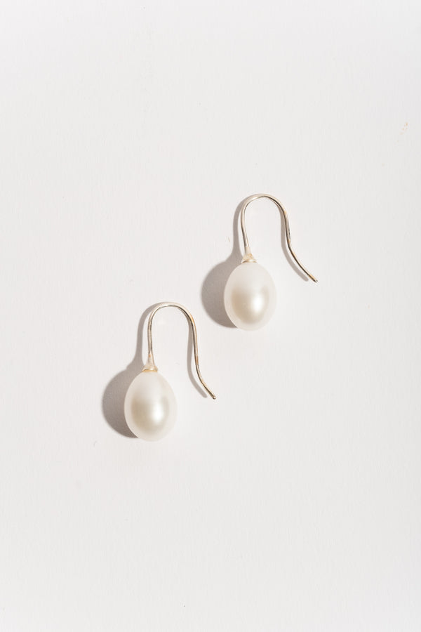 Large Pearl Drop Earrings