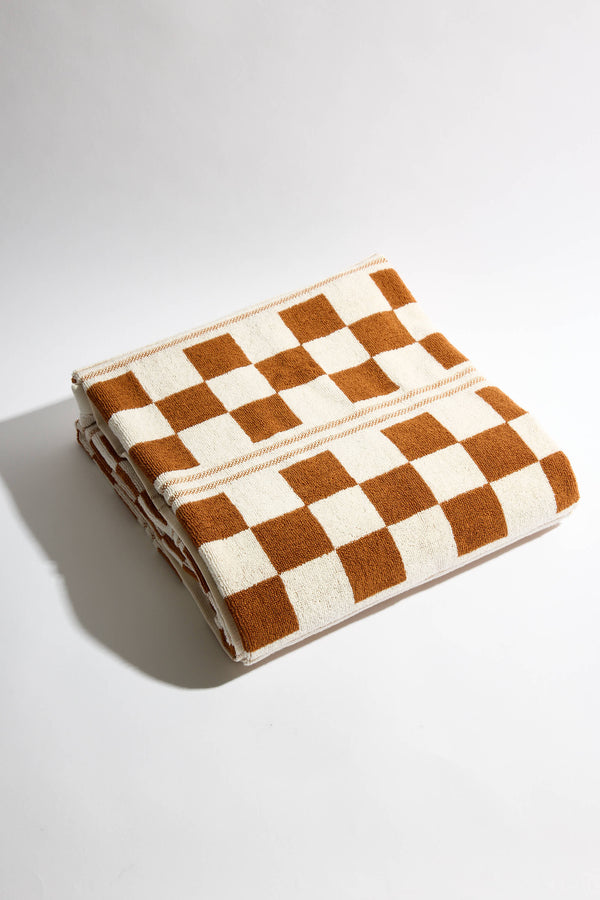 Busby Pool Towel in Fuyu + Chalk