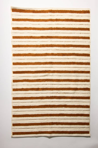 Echo Bath Mat in Fuyu + Chalk
