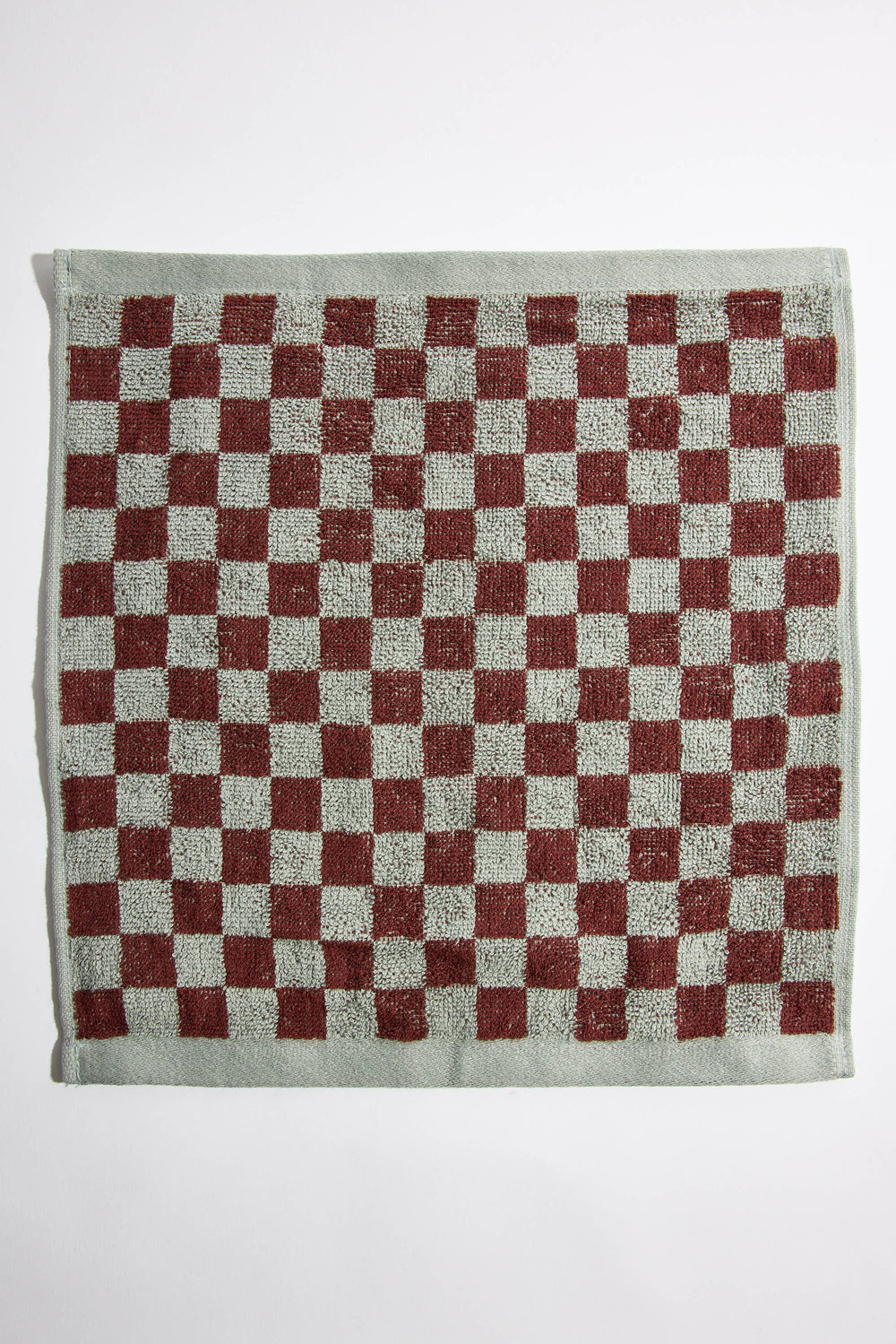 Quill Face Cloth in Cement + Rhus