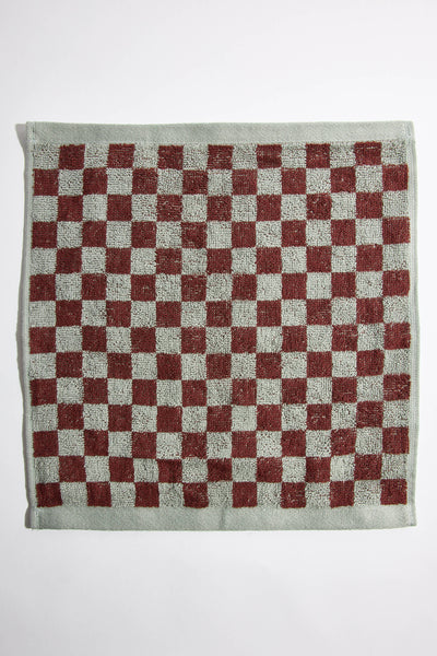 Quill Face Cloth in Cement + Rhus