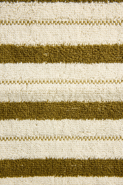 San Luis Hand Towel in Caper + Chalk