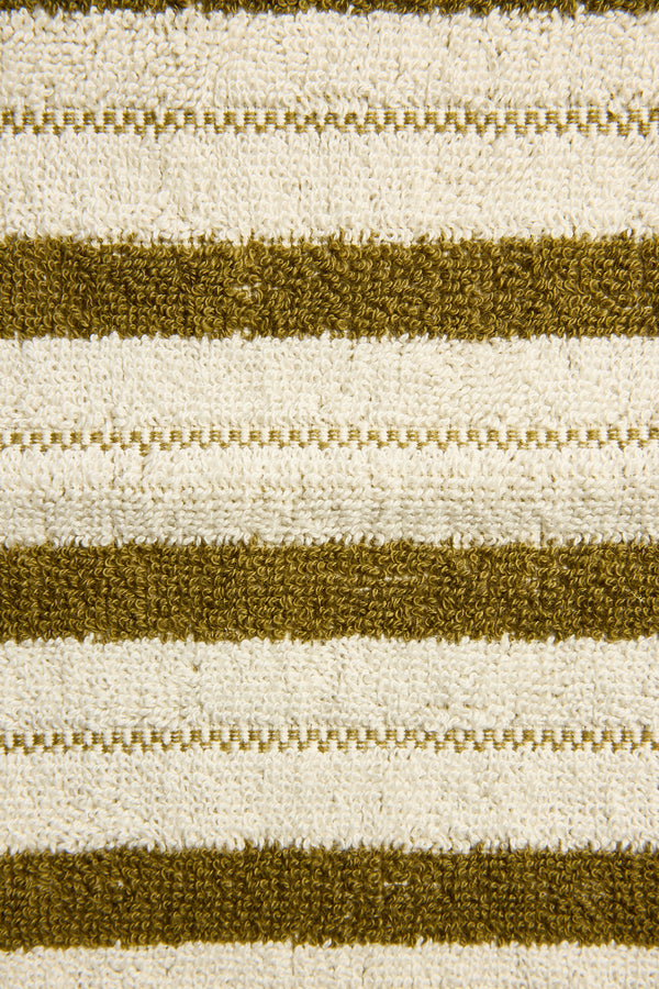 San Luis Hand Towel in Caper + Chalk
