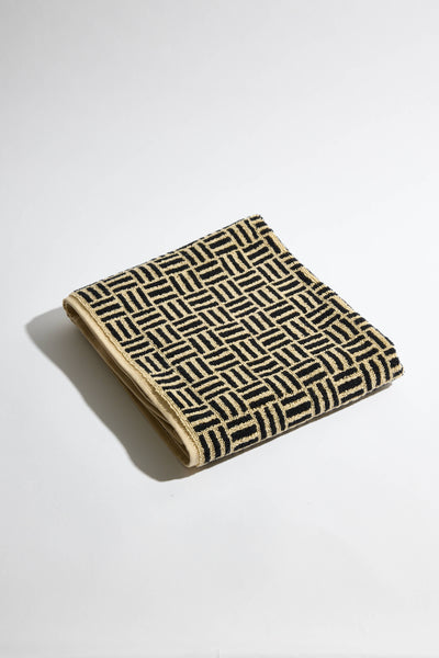Torrens Hand Towel in Sand + Noir