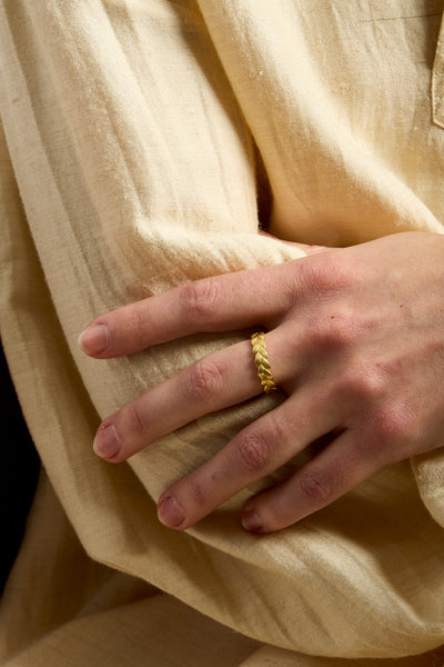 18K Classic Plait Ring