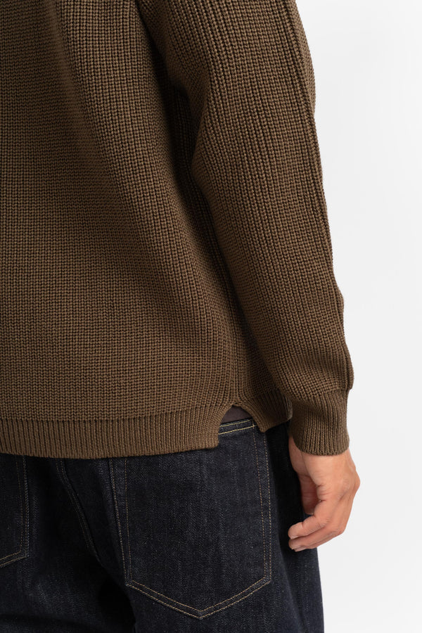 Signature Waso Cardigan in Olive