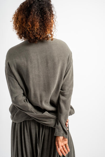 Drapy Shirt in Slate