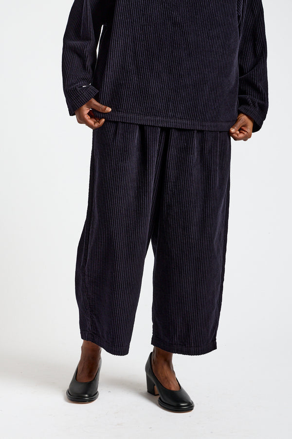 Wide Pants in Dark Navy