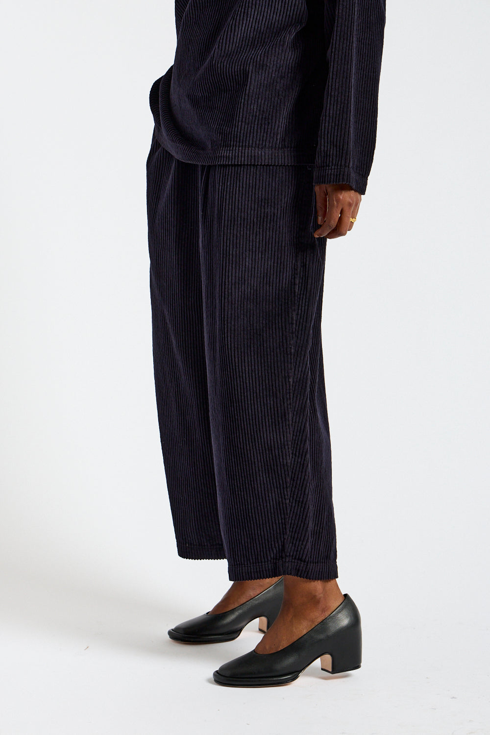 Wide Pants in Dark Navy