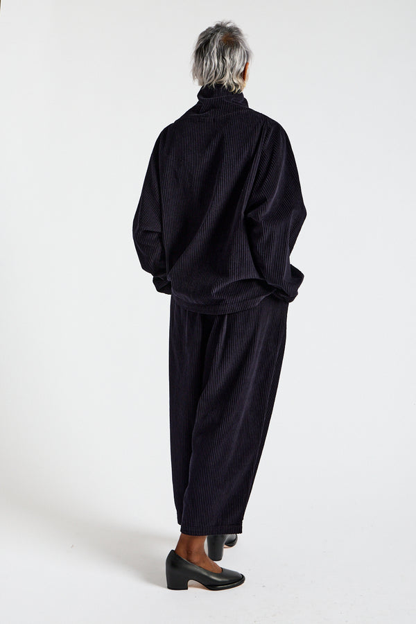 Wide Pants in Dark Navy