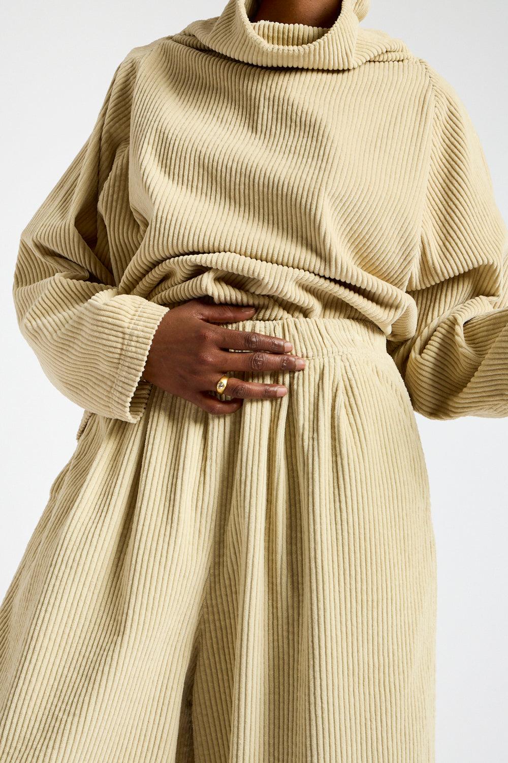 Wide Pants in Ivory