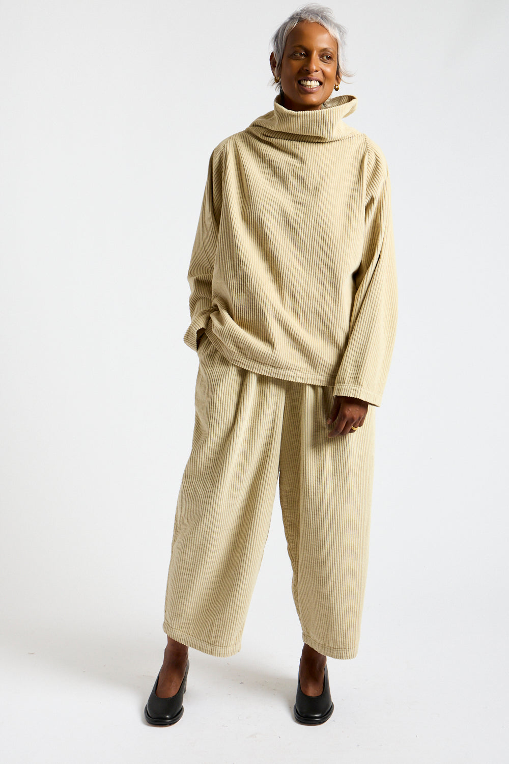 Wide Pants in Ivory