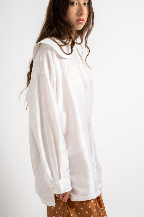 Silk Blouse in White