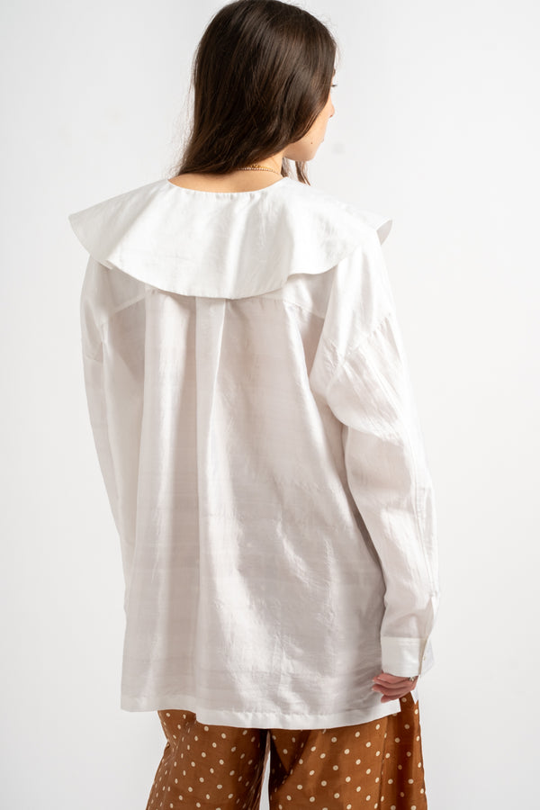 Silk Blouse in White