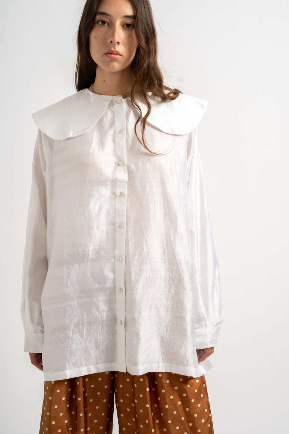 Silk Blouse in White