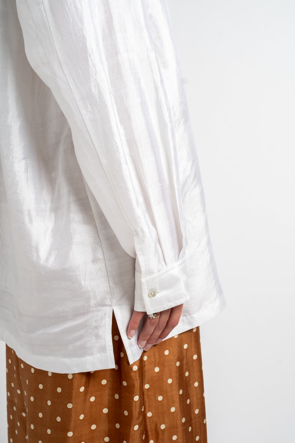 Silk Blouse in White