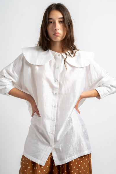 Silk Blouse in White