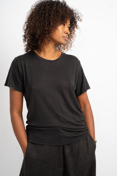 Madison 100% Hemp Tee in Black