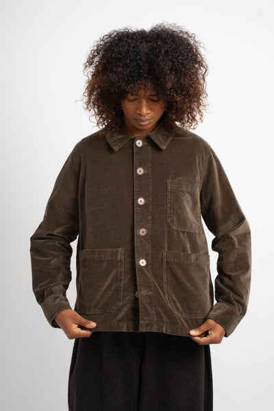 Three Pocket Jacket in Oliveto