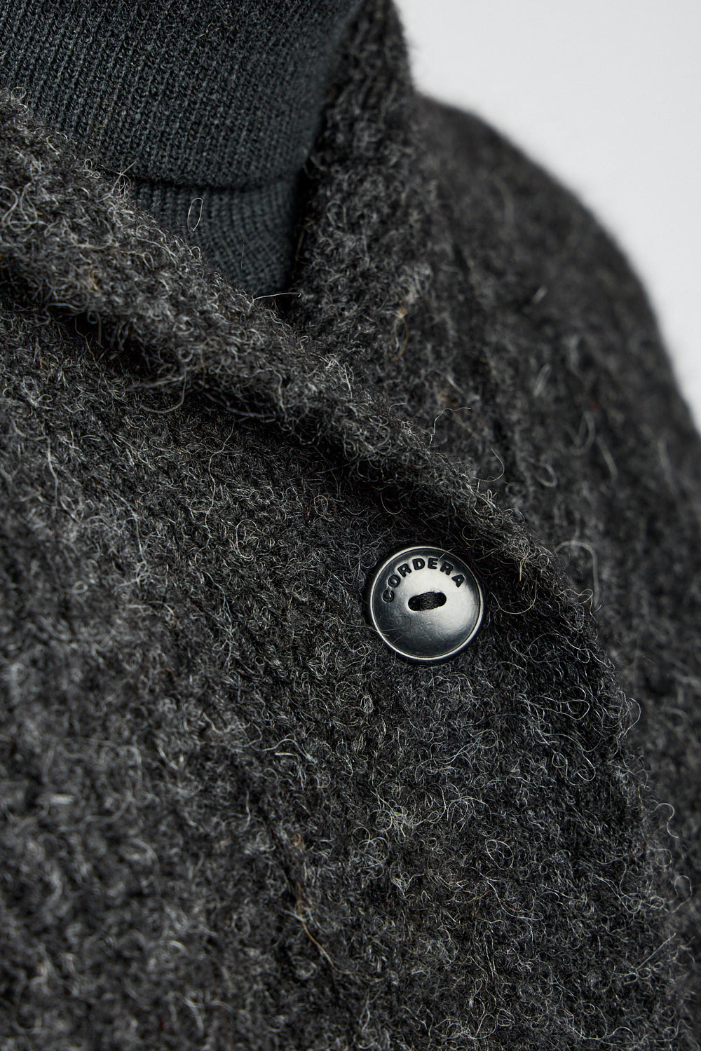 Baby Alpaca Cardigan in Anthracite