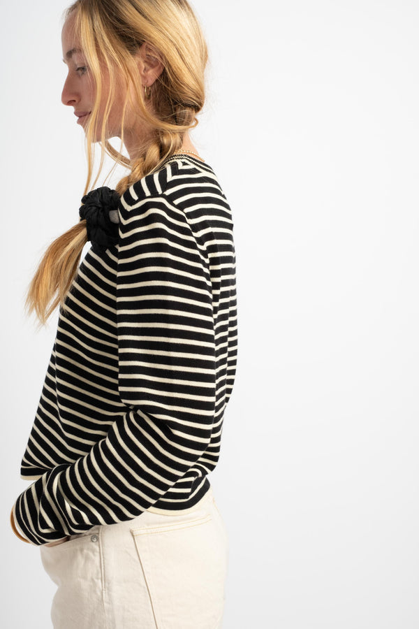 Organic Cotton Striped T-Shirt