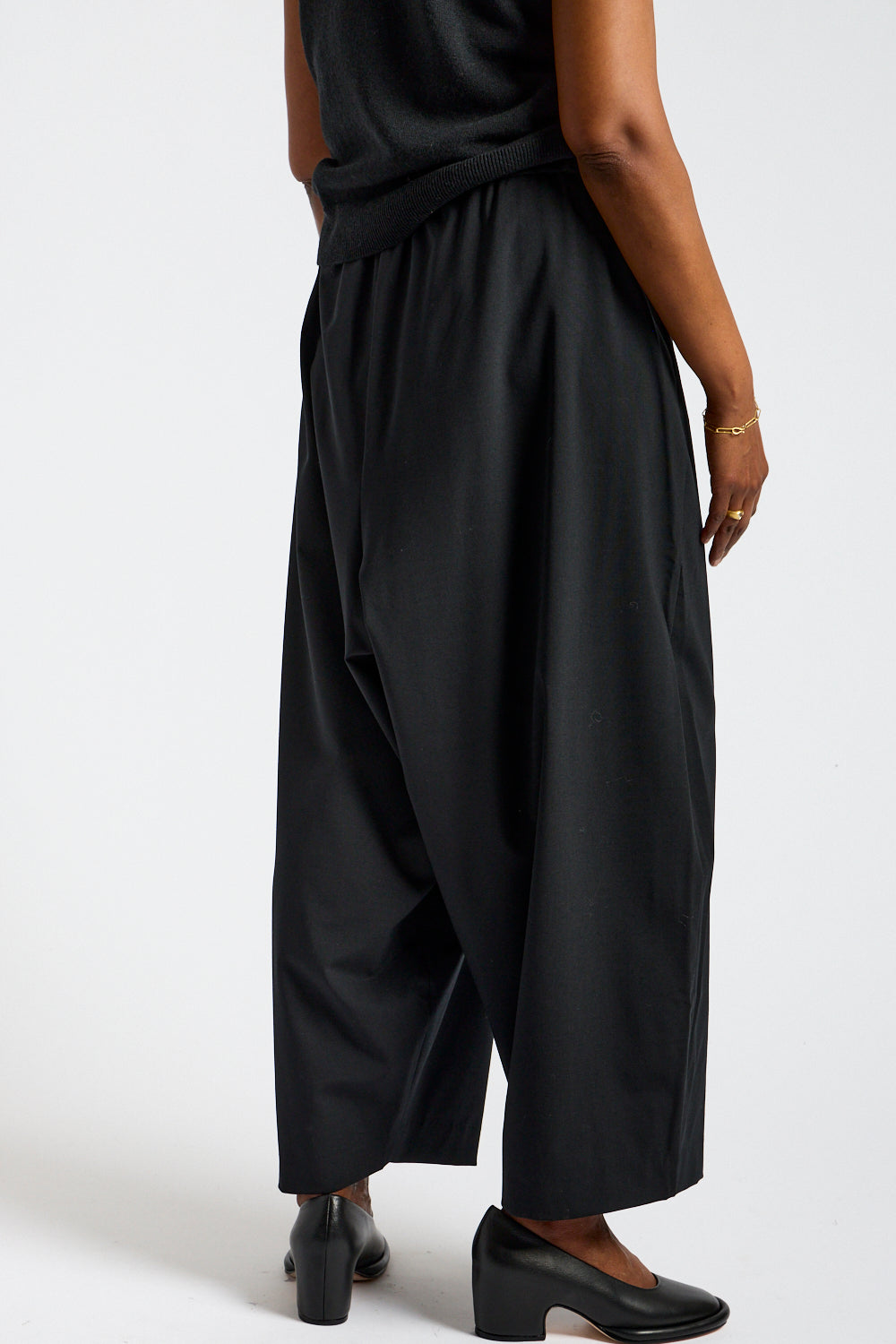 Tailoring Maxi Pants in Black