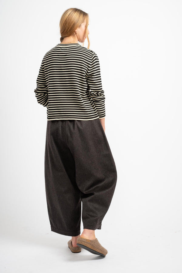 Wool Curved Pants in Java