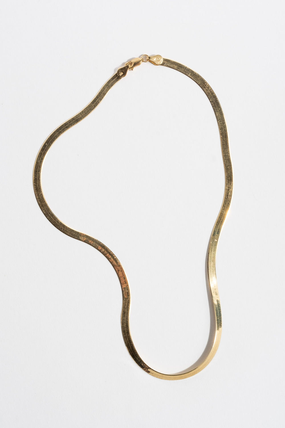 14K Silky Herringbone Chain