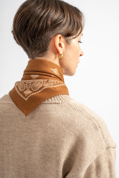 Judy Mini Bandana in Vicuna