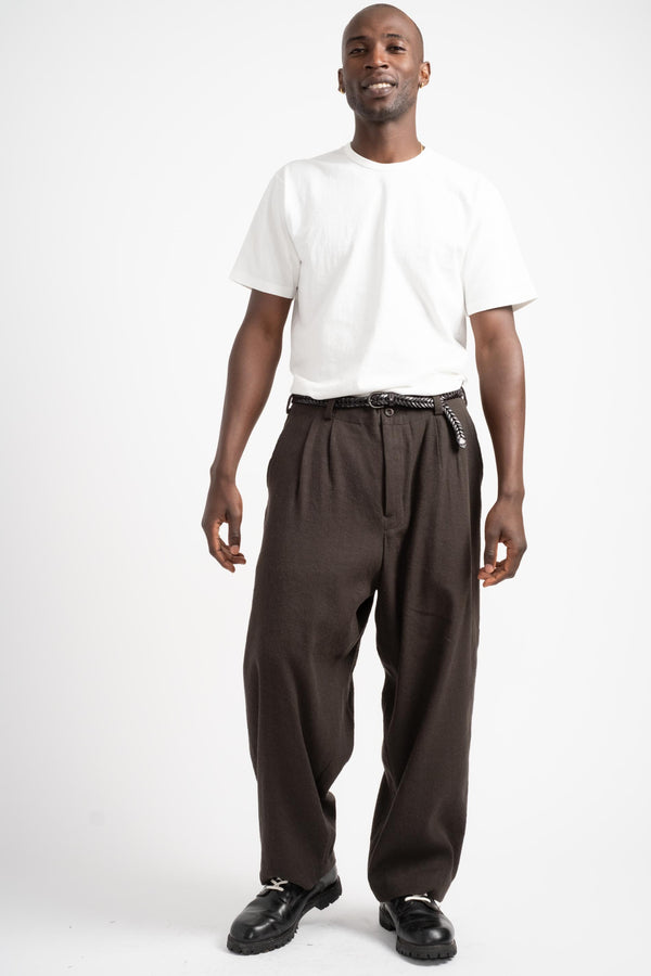 Two Pleat Pant in Twill Loden