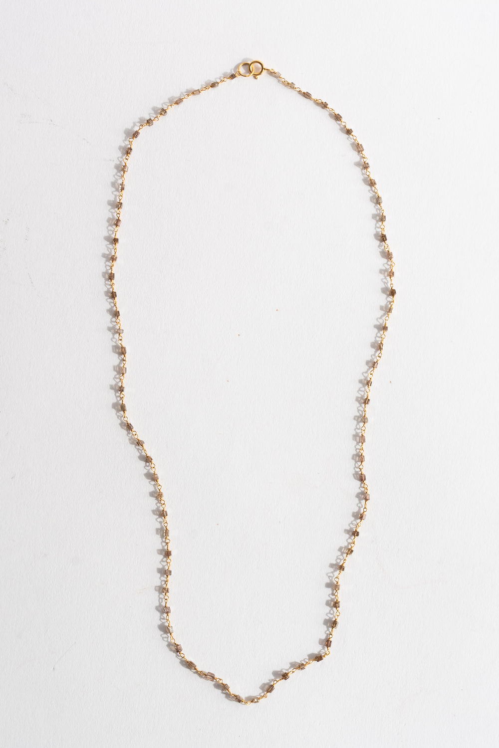 14K Grey Diamond Chain Necklace