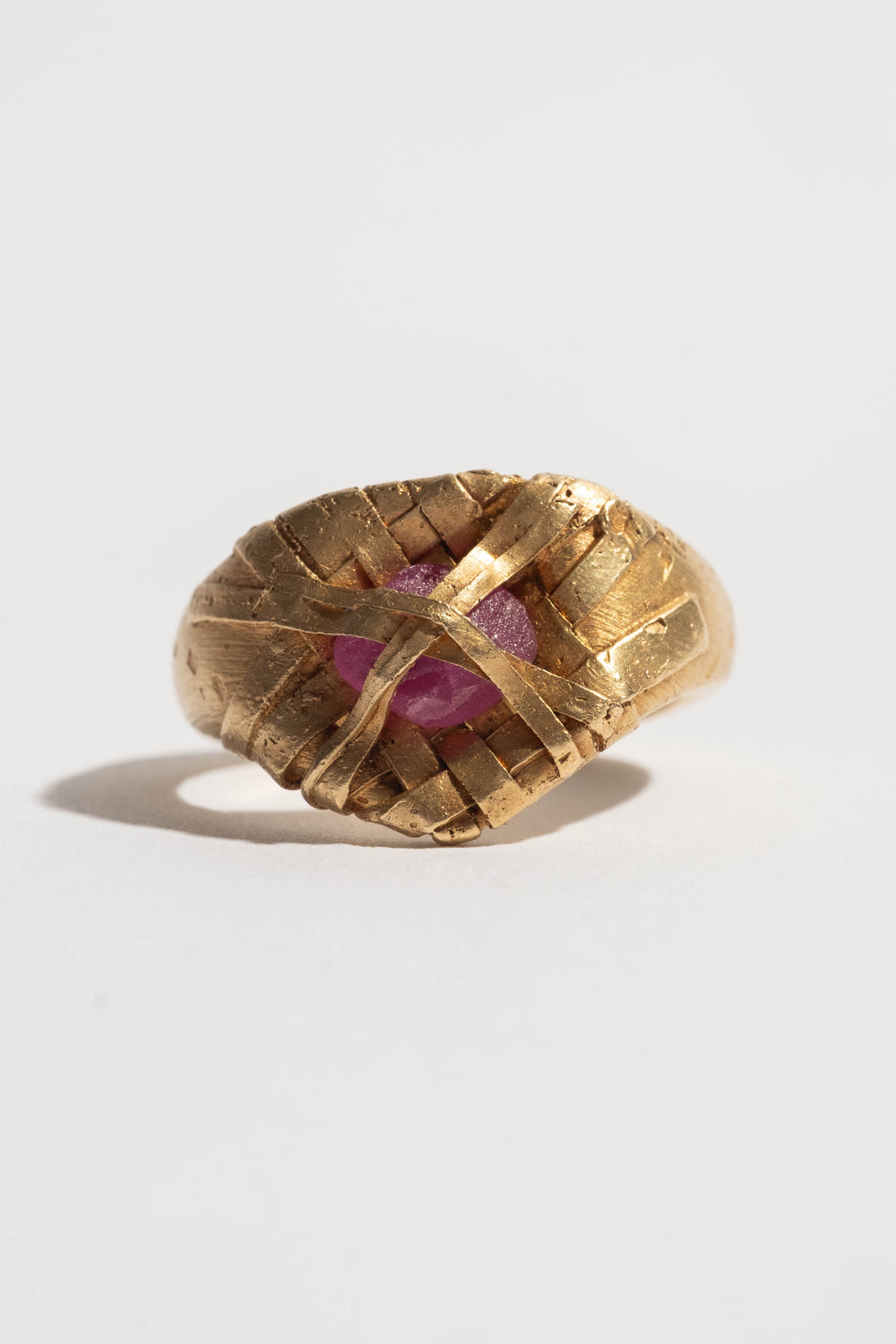 14K + Ruby Capstone Ring