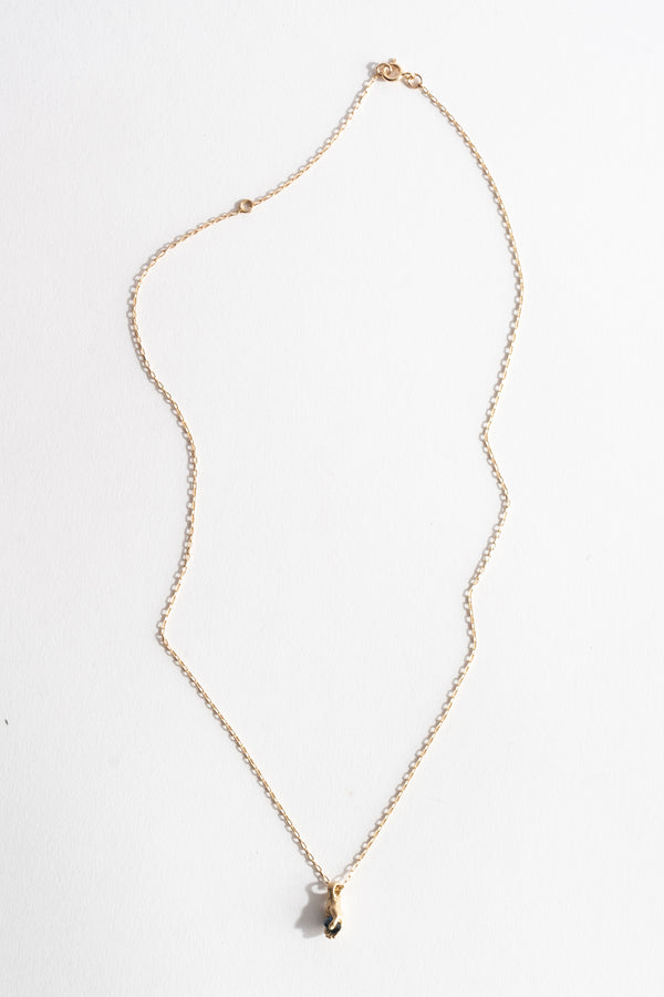 Blue Octagon Hand Pendant