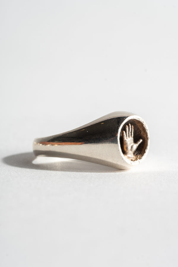 Raised Palm Ring