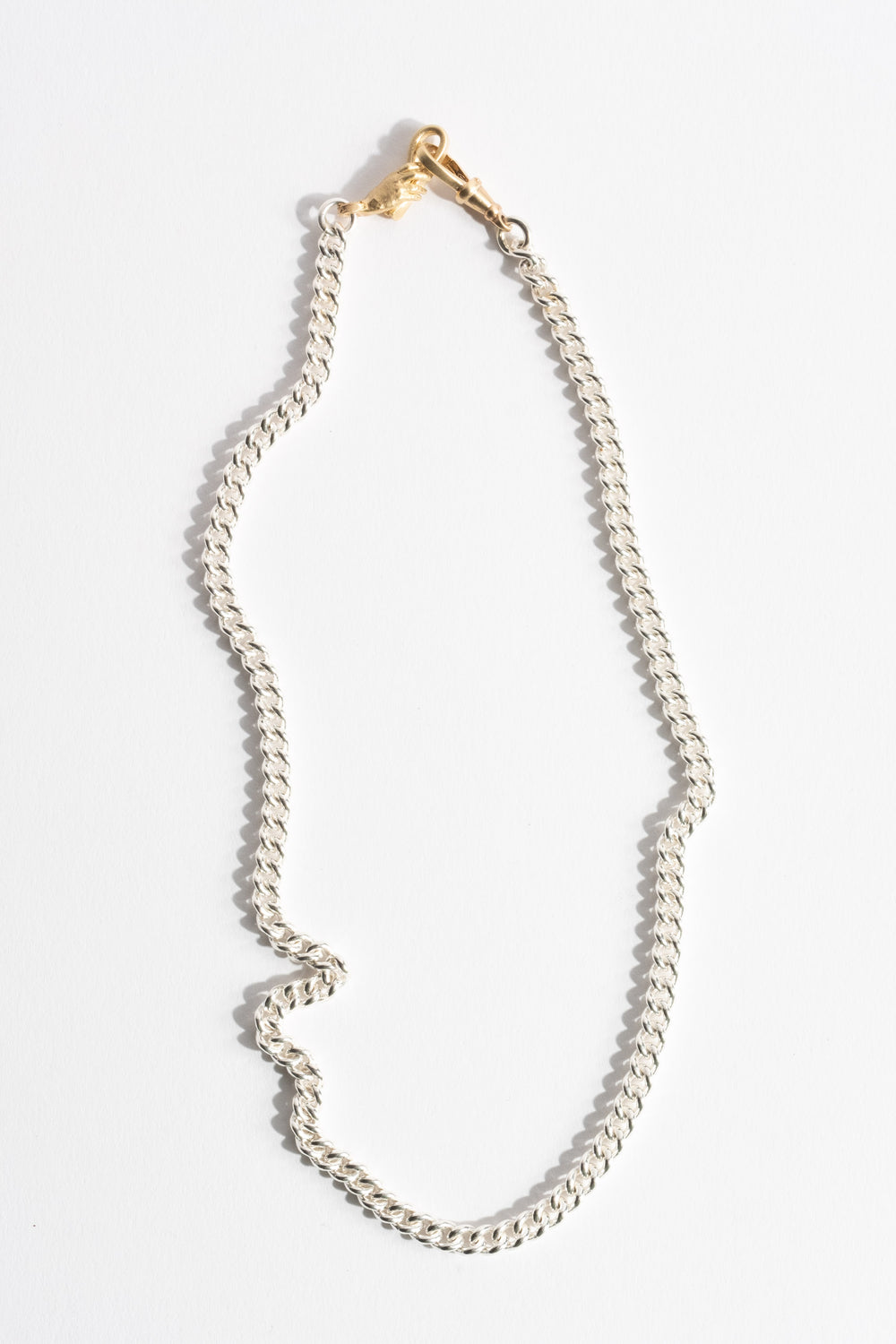 Sterling + 9K Partner Necklace