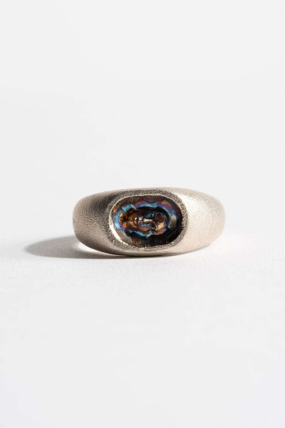 Sterling Ante Signet Ring