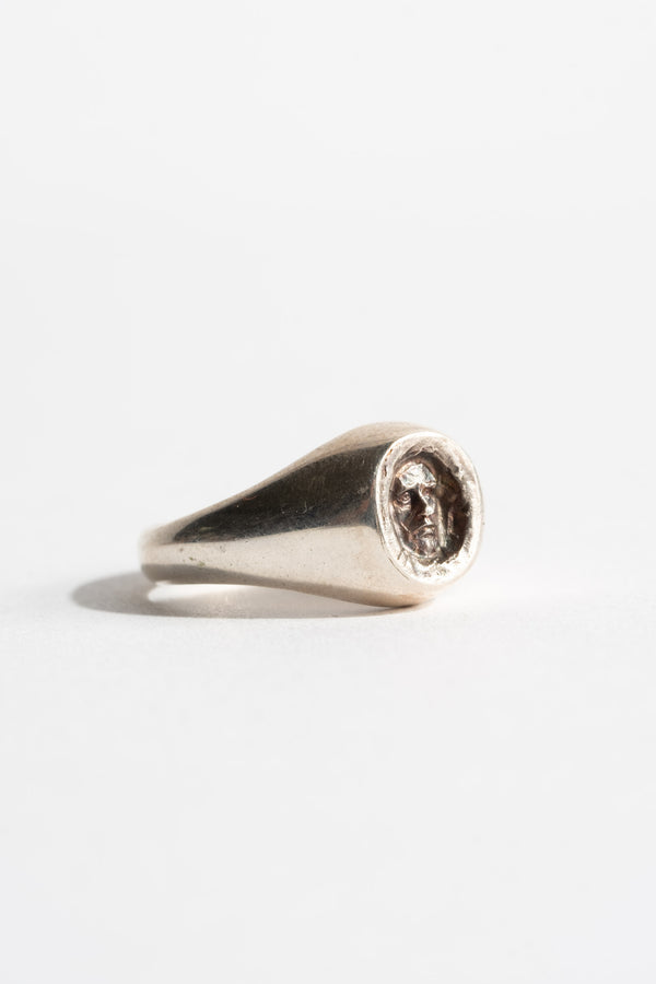 Sterling Portrait Ring