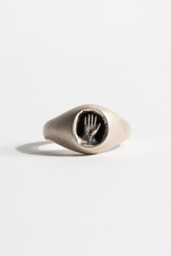 Raised Palm Ring