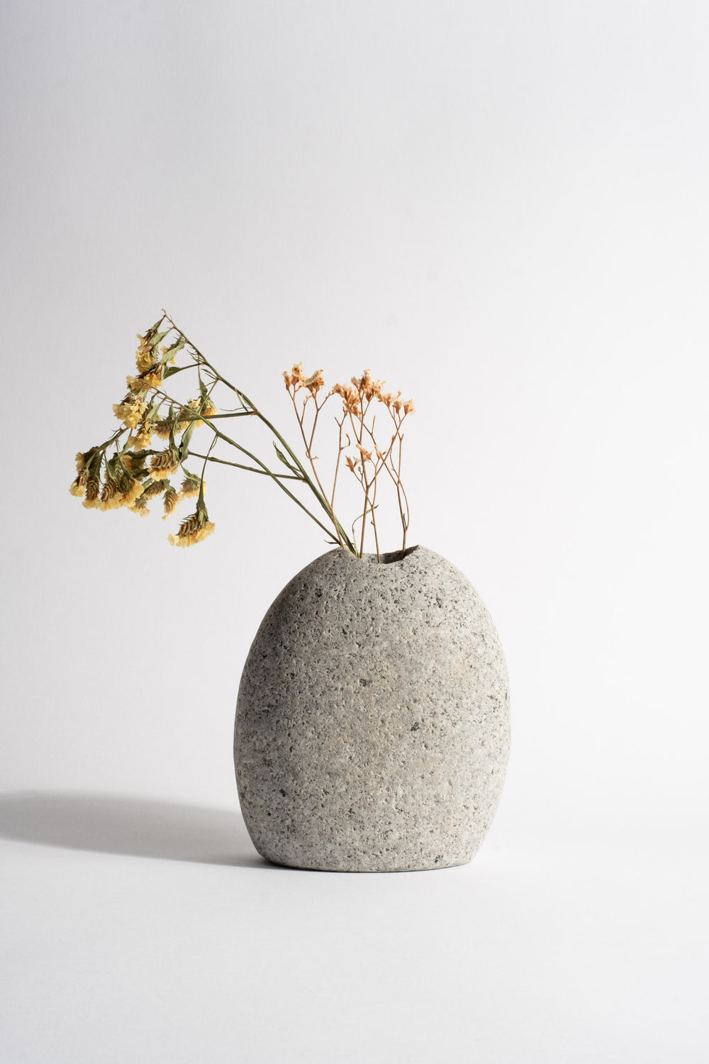 Large Stone Flower Vase