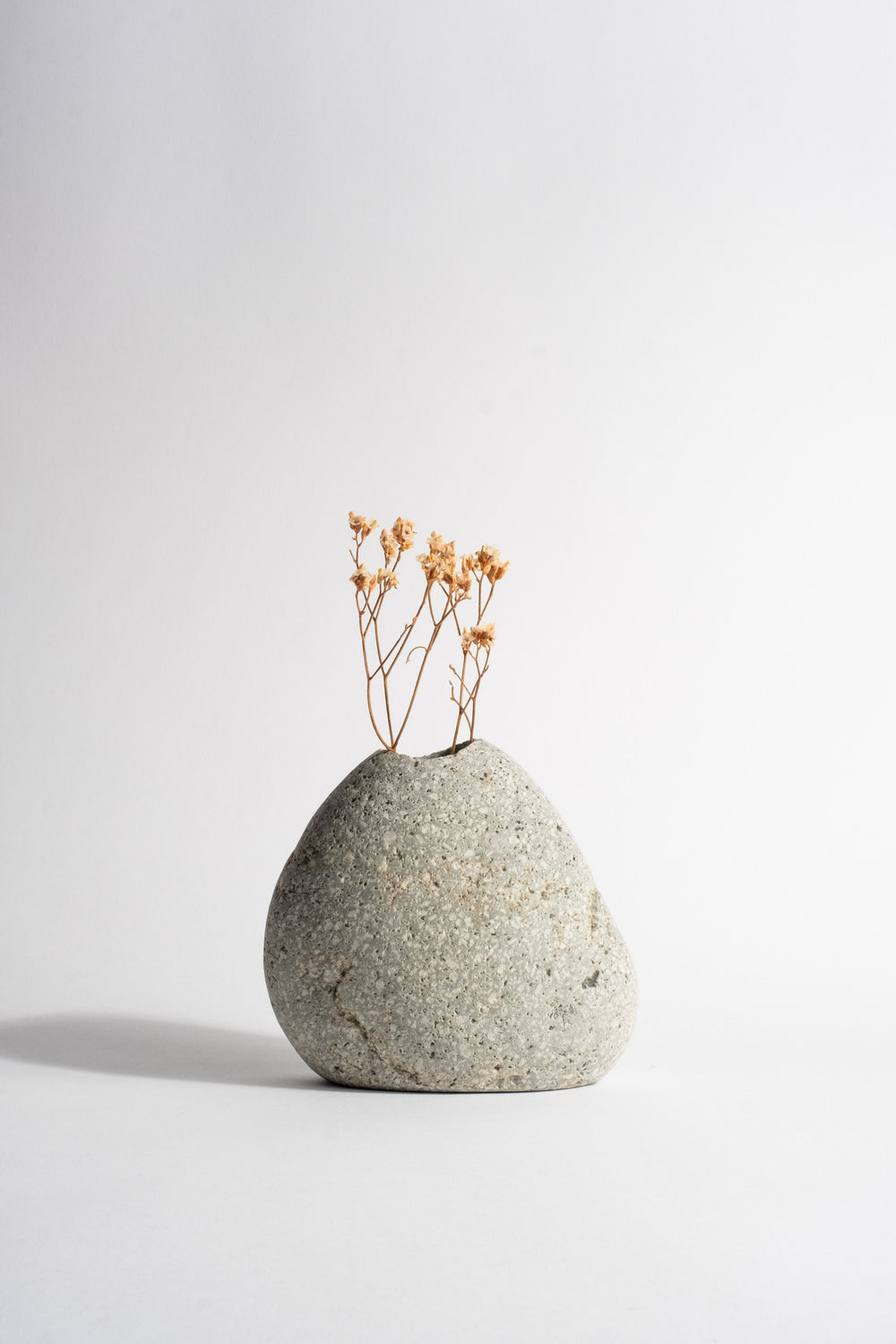 Large Stone Flower Vase