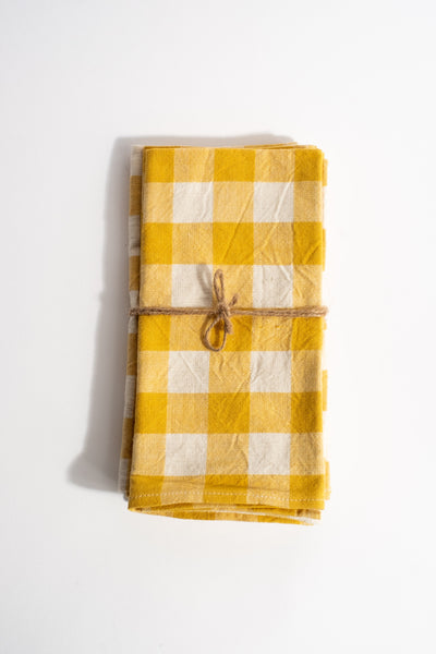 Gingham Napkin Set