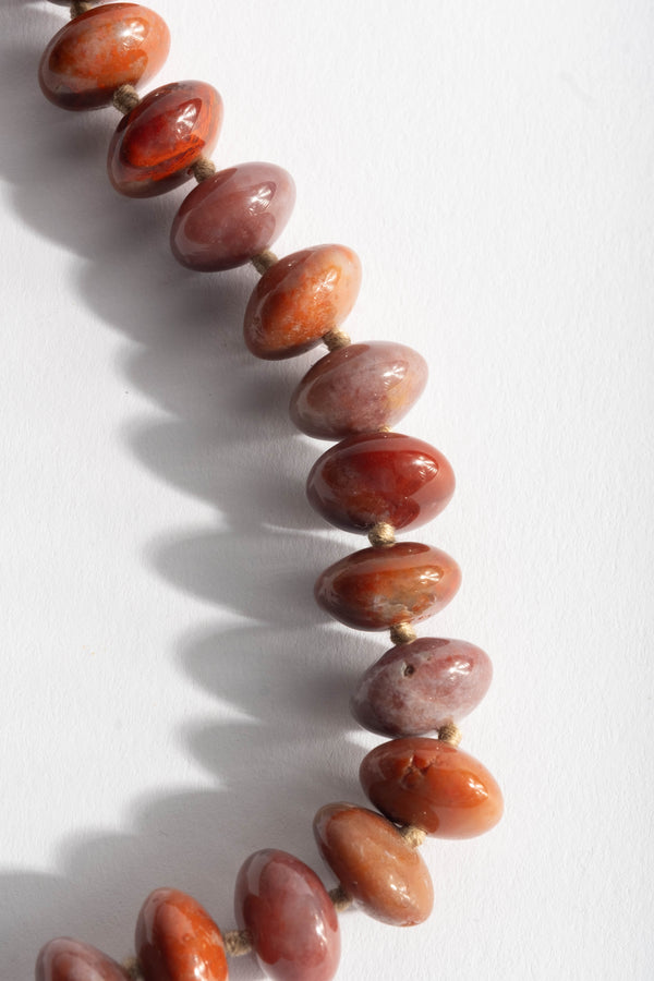 22K + Big Agate Bead Strand